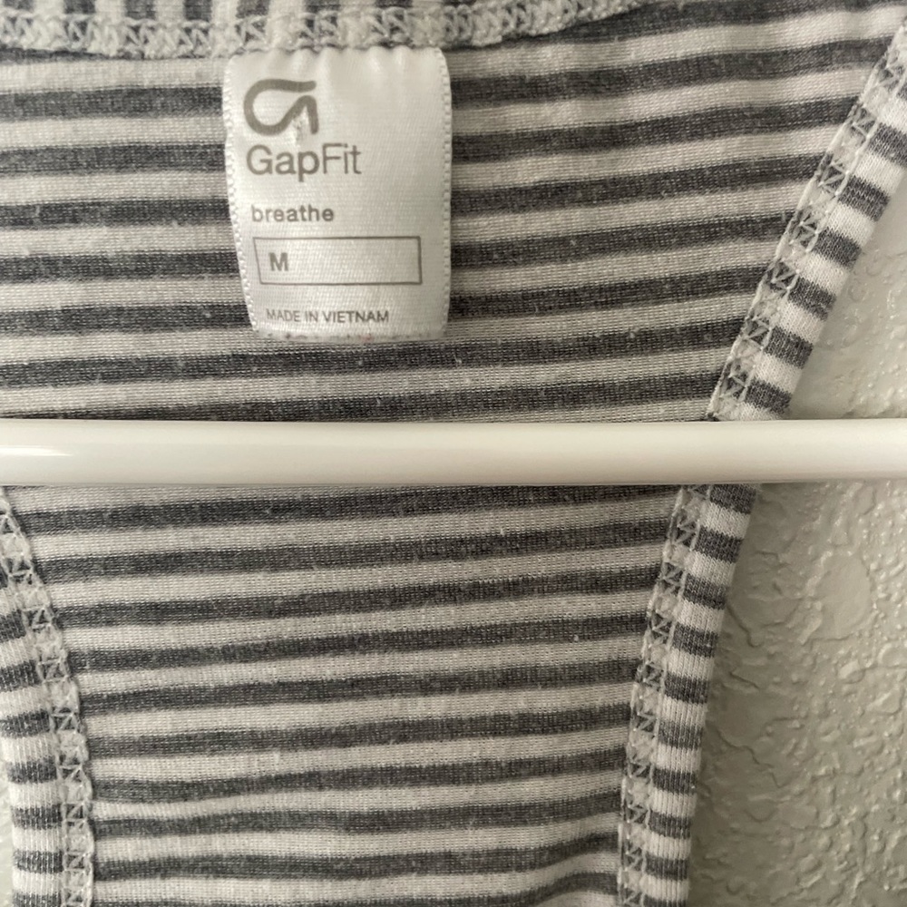 GapFit gray and white striped tank - Picture 3 of 3
